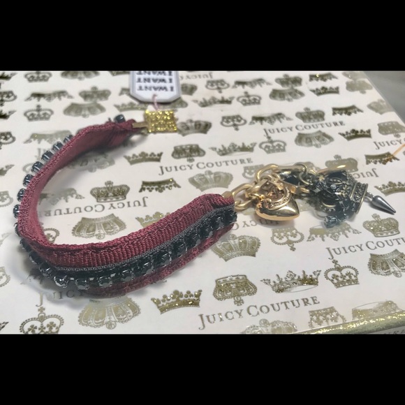 Juicy Couture vintage bracelet ribbon and charms - Picture 6 of 6